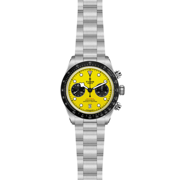 TUDOR Black Bay Chrono Yellow Automatic 39mm Watch at David M Robinson