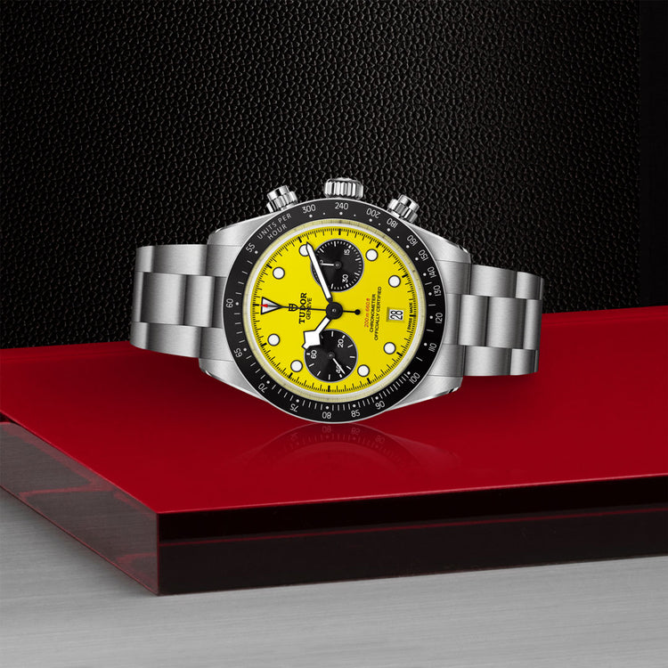 TUDOR Black Bay Chrono Yellow Automatic 39mm Watch at David M Robinson