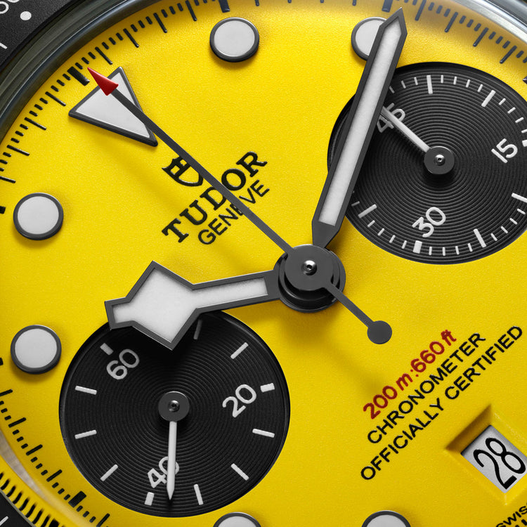 TUDOR Black Bay Chrono Yellow Automatic 39mm Watch at David M Robinson
