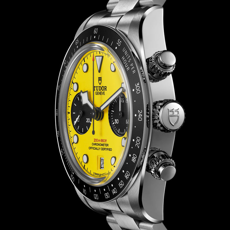TUDOR Black Bay Chrono Yellow Automatic 39mm Watch at David M Robinson