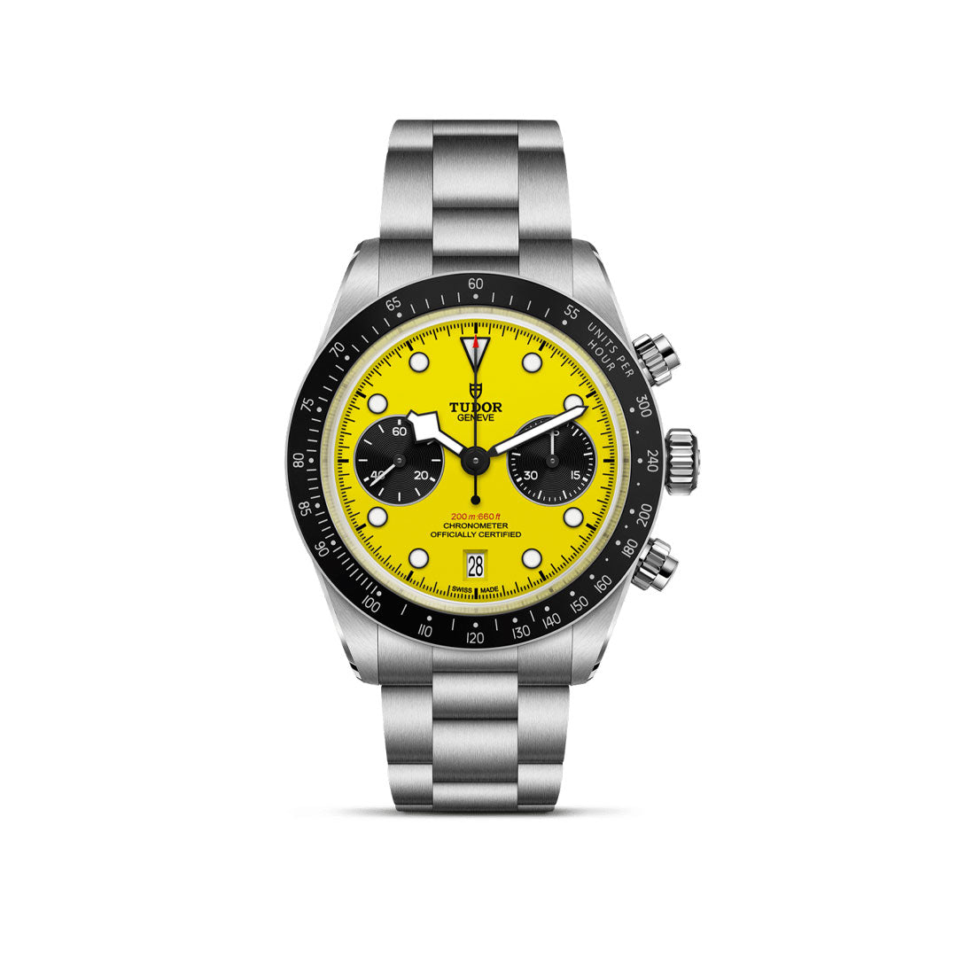 TUDOR Black Bay Chrono Yellow Automatic 39mm Watch at David M Robinson